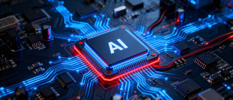 AI芯片科技感十足图片