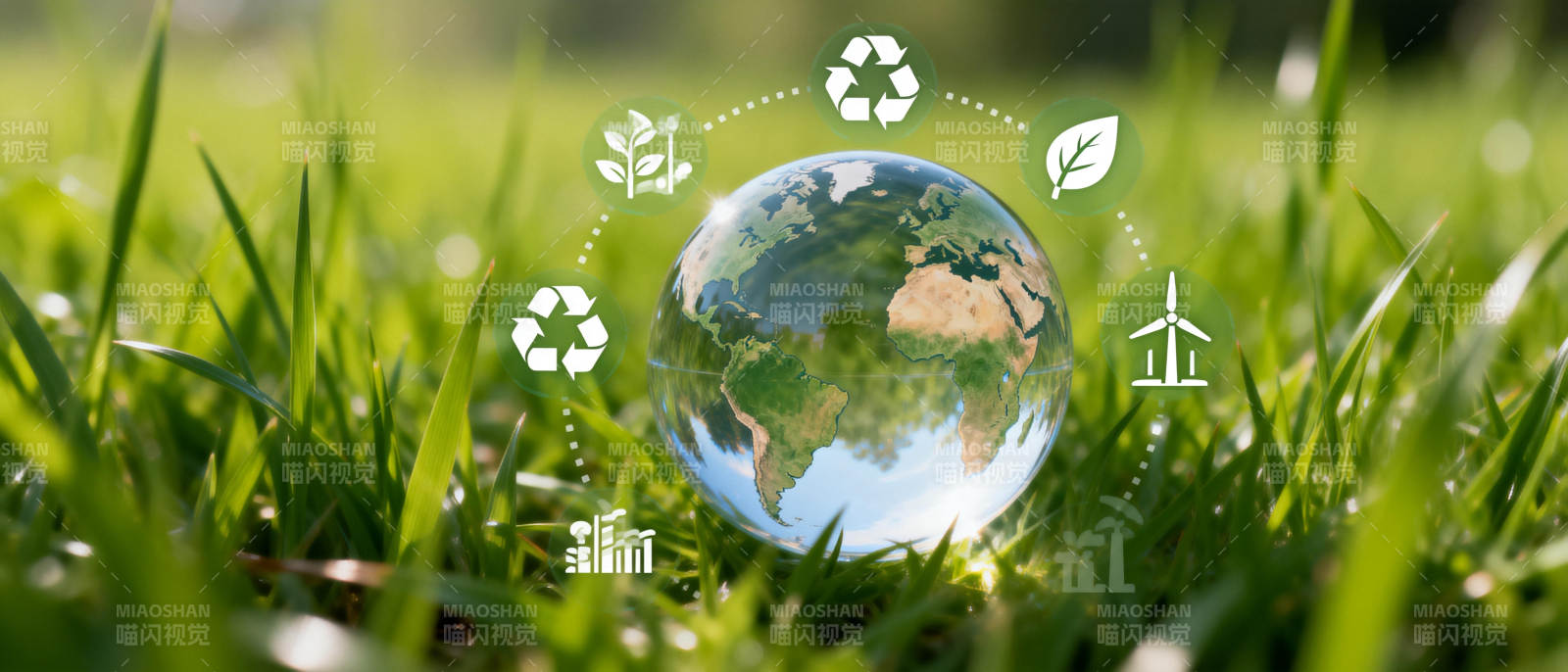 绿色地球 生态共生图片