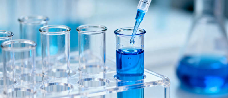 实验室试管滴液图片