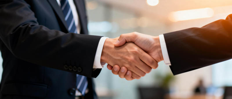 商务握手合作图片