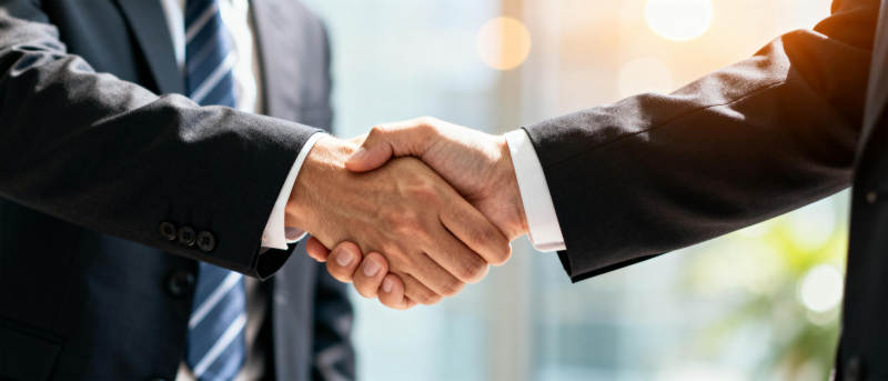 商务握手合作图片