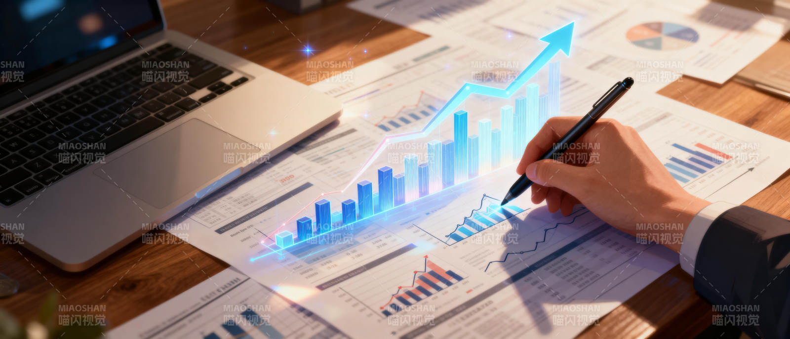 数据分析与增长趋势图片