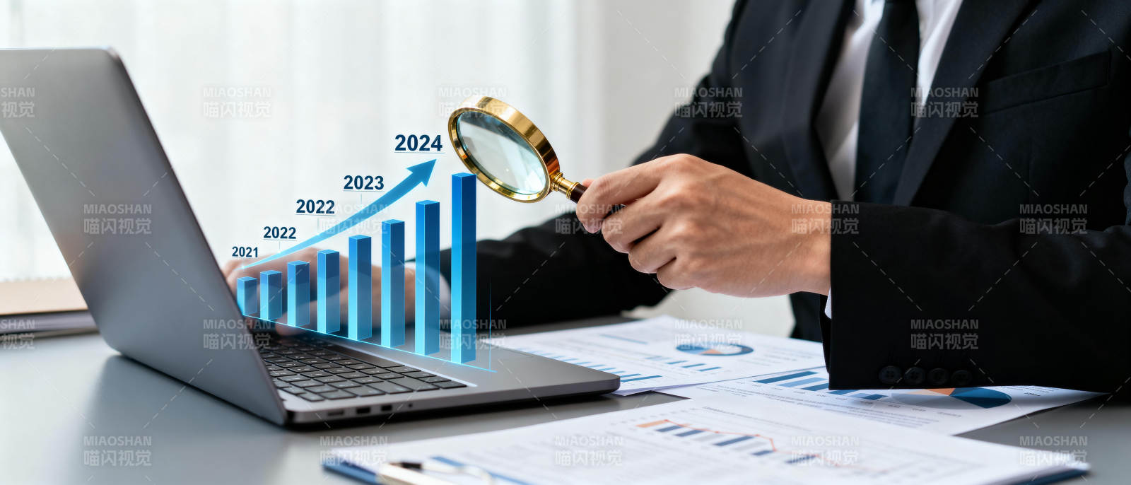 数据增长分析图片