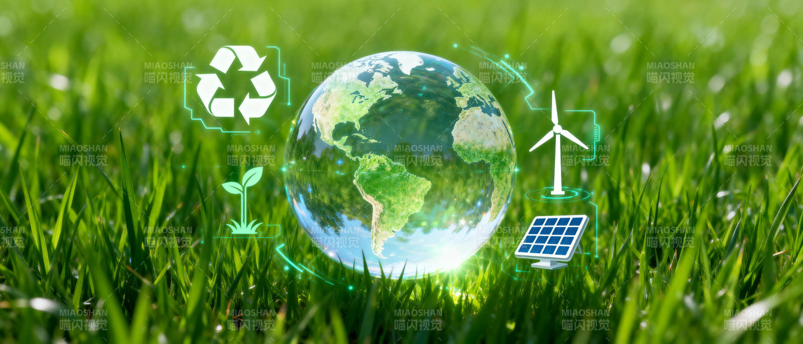 绿色地球 环保共生图片