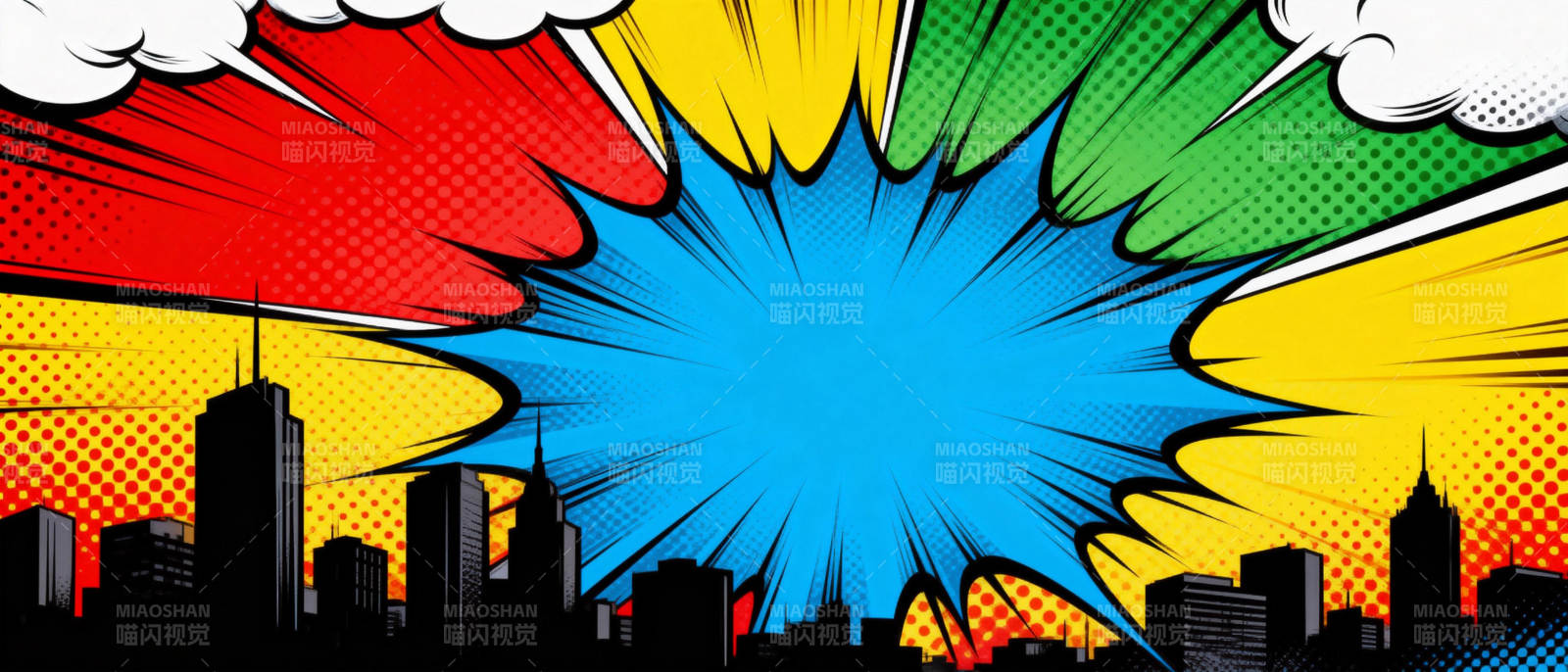 城市爆炸瞬间图片