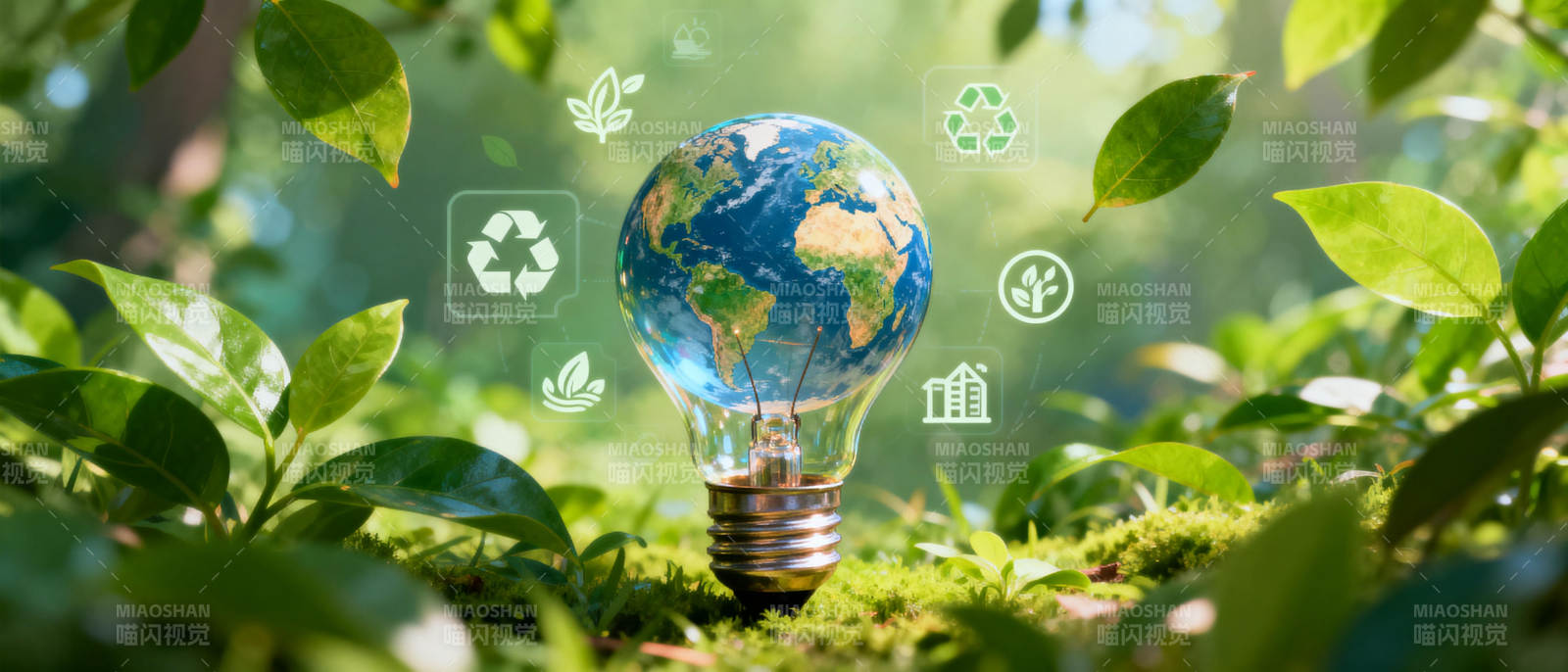 绿色地球 点亮未来图片