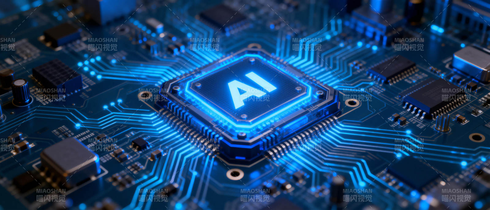 AI芯片科技感图片