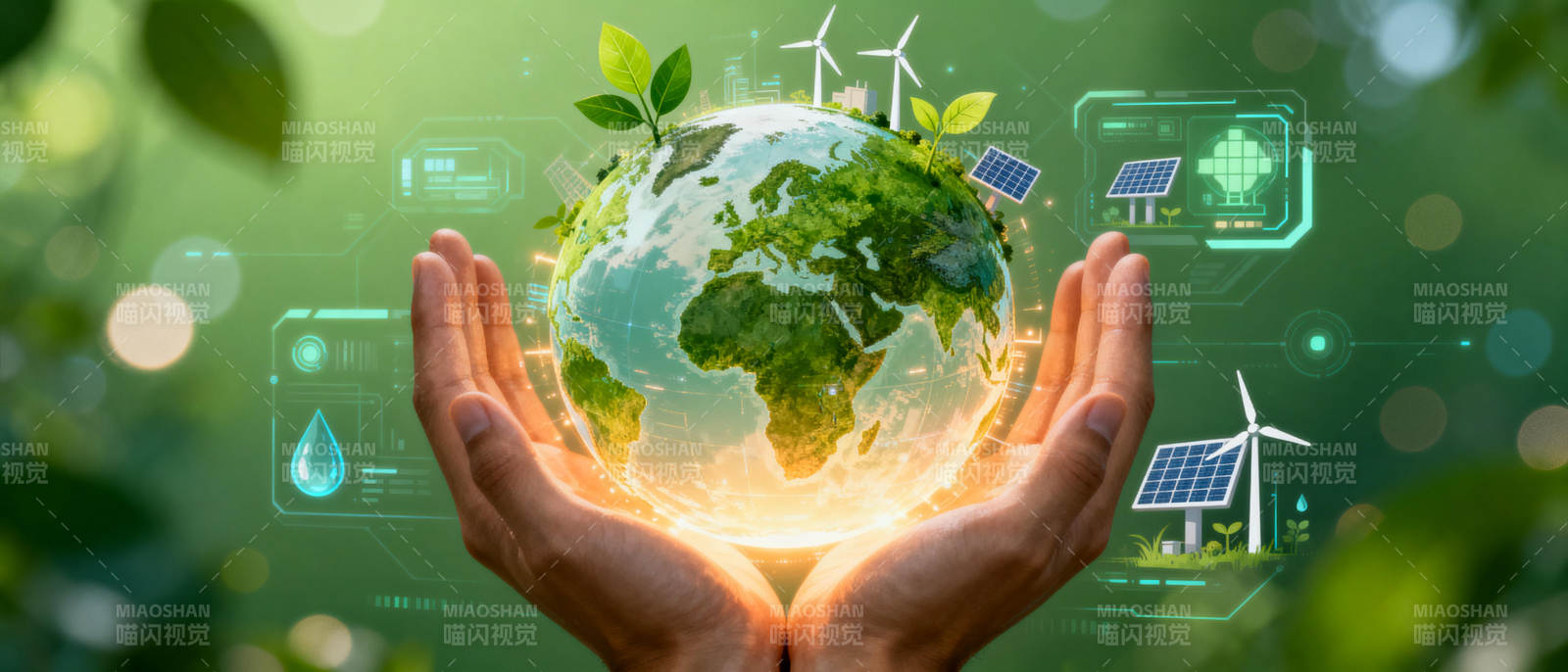 守护绿色地球图片