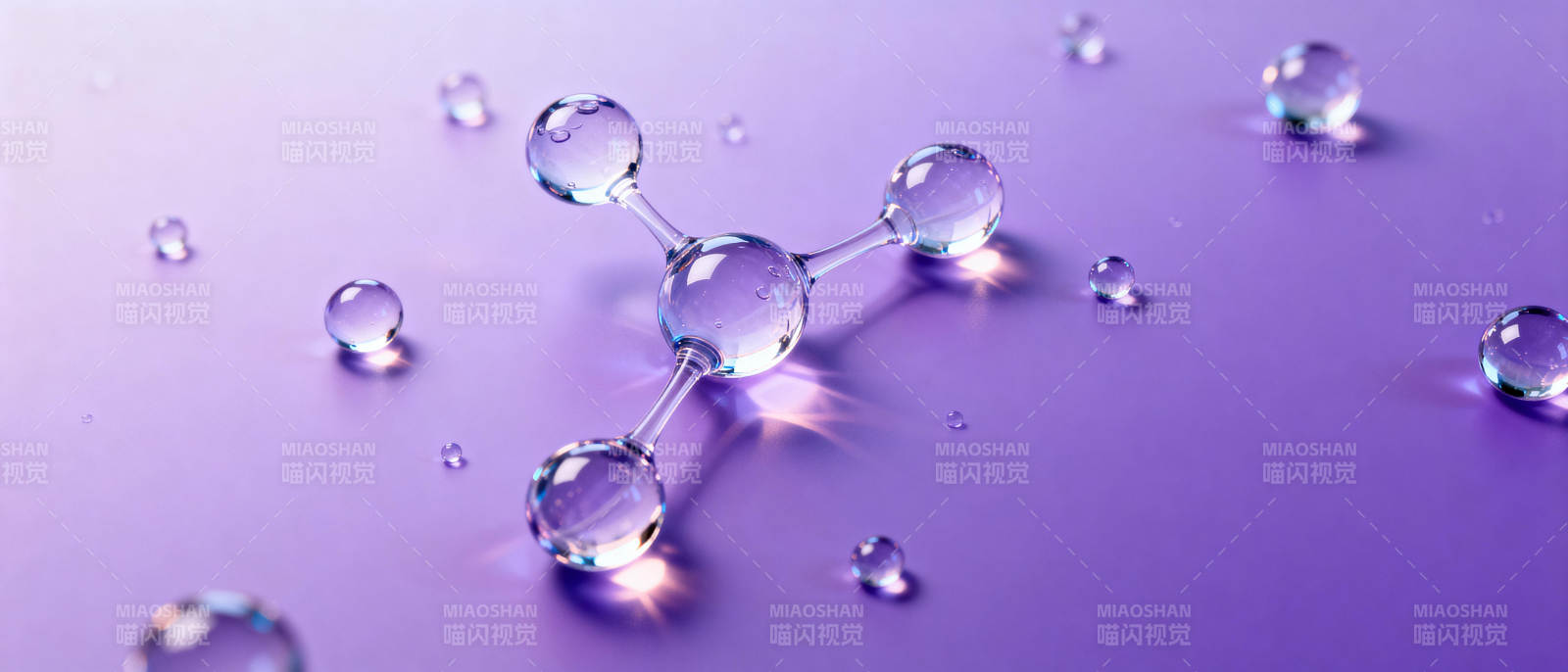 水分子结构图图片