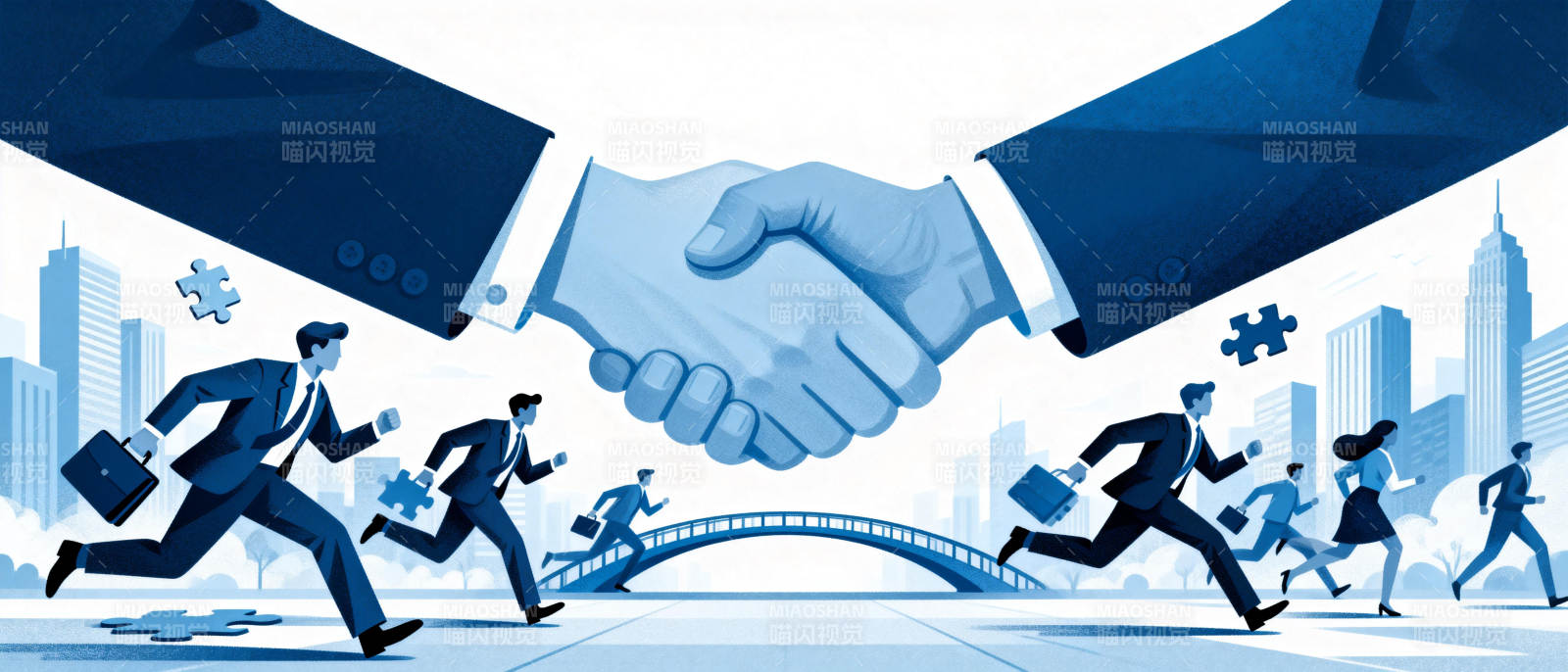 合作共赢 携手前行图片