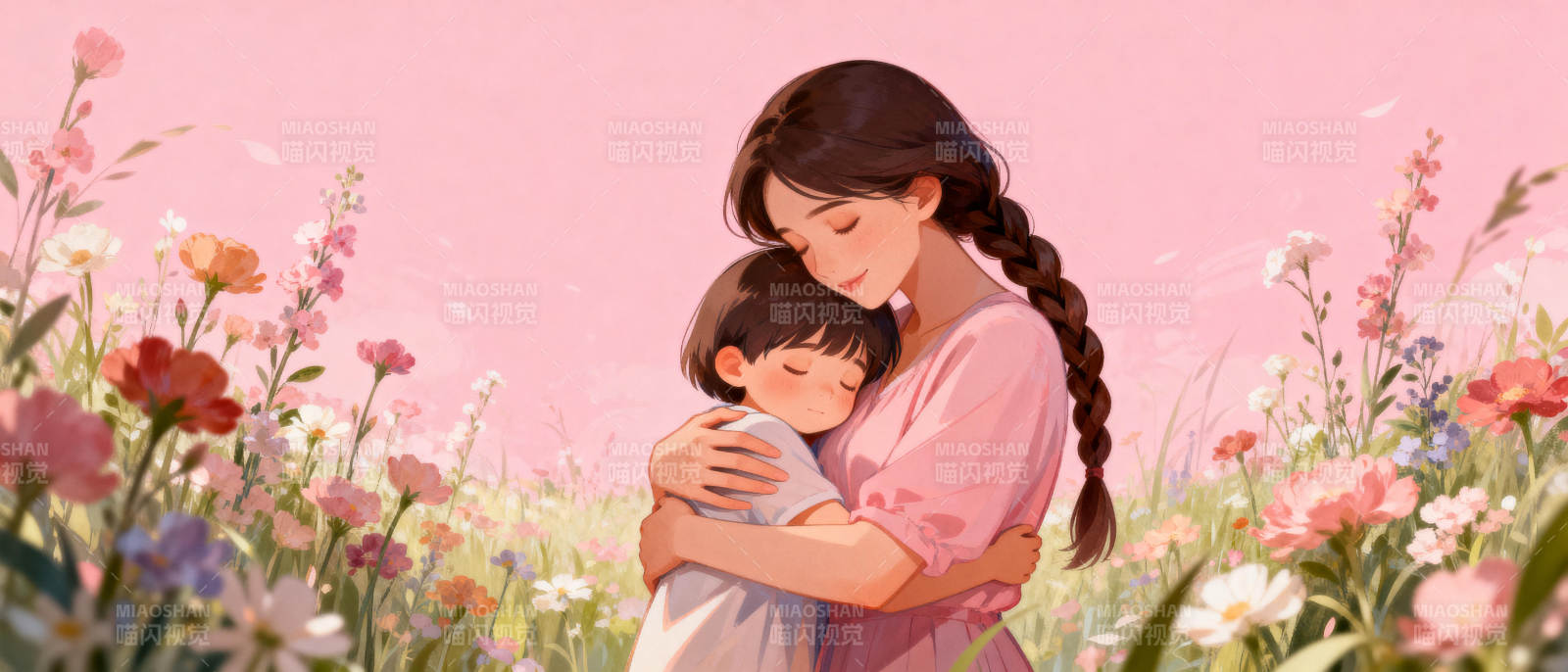 花间母爱图片