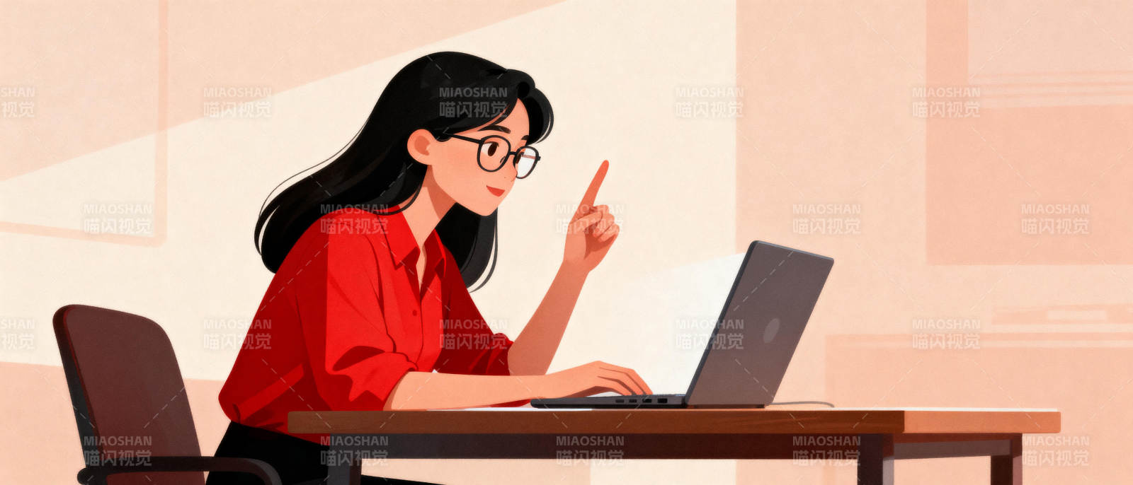 专注工作时刻图片