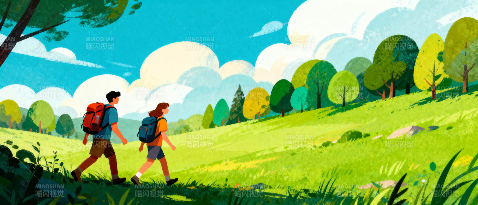 春日徒步之旅图片