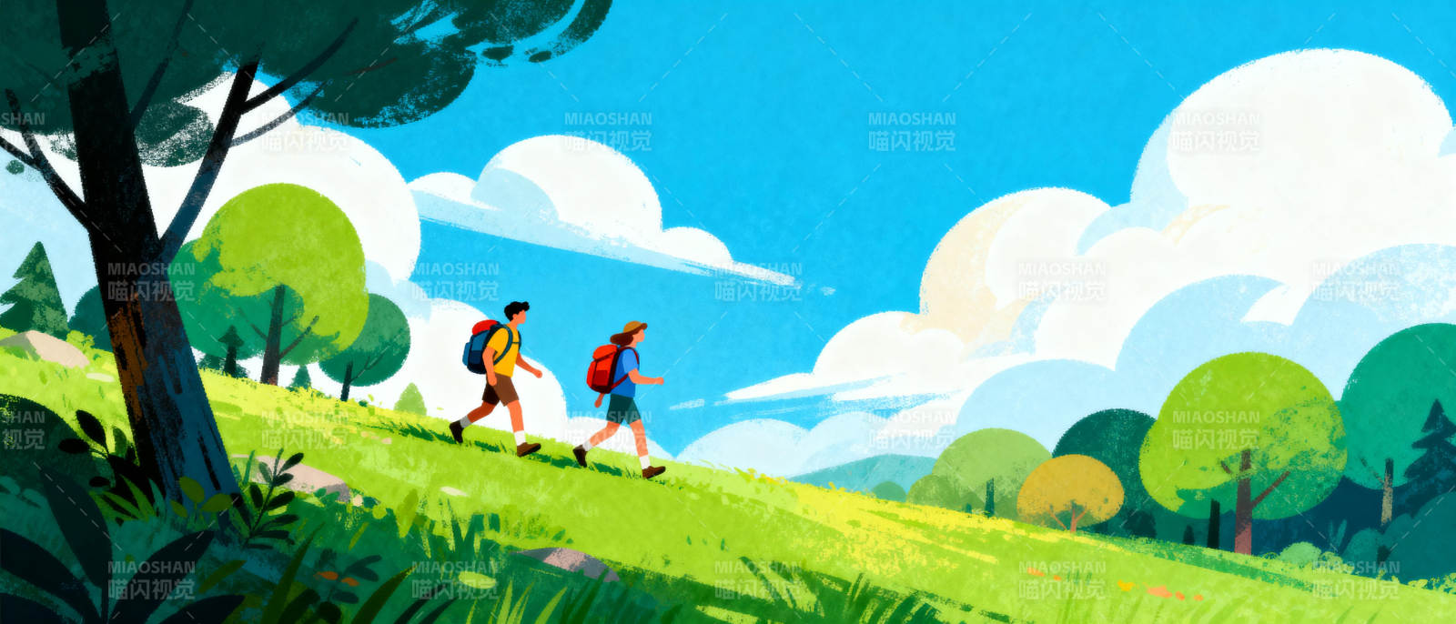 春日徒步之旅图片