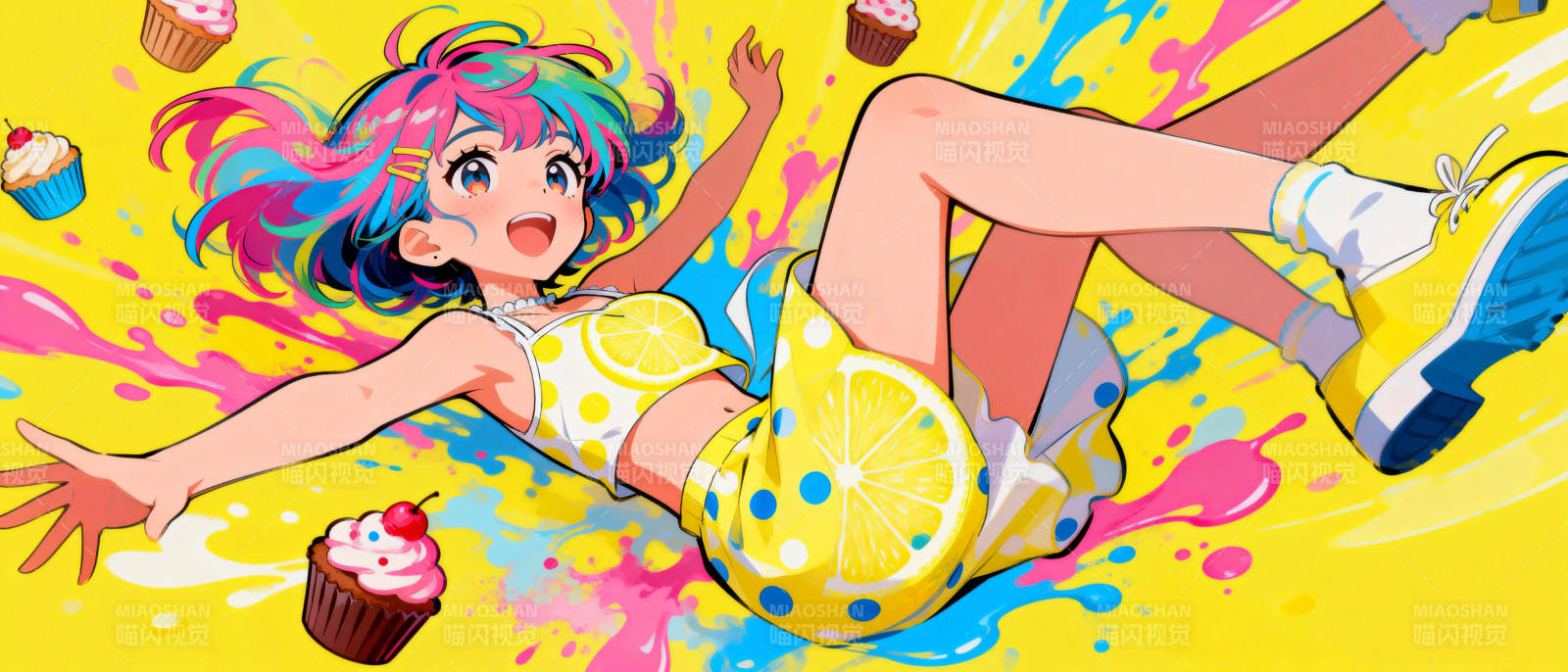 柠檬少女跃动派对图片