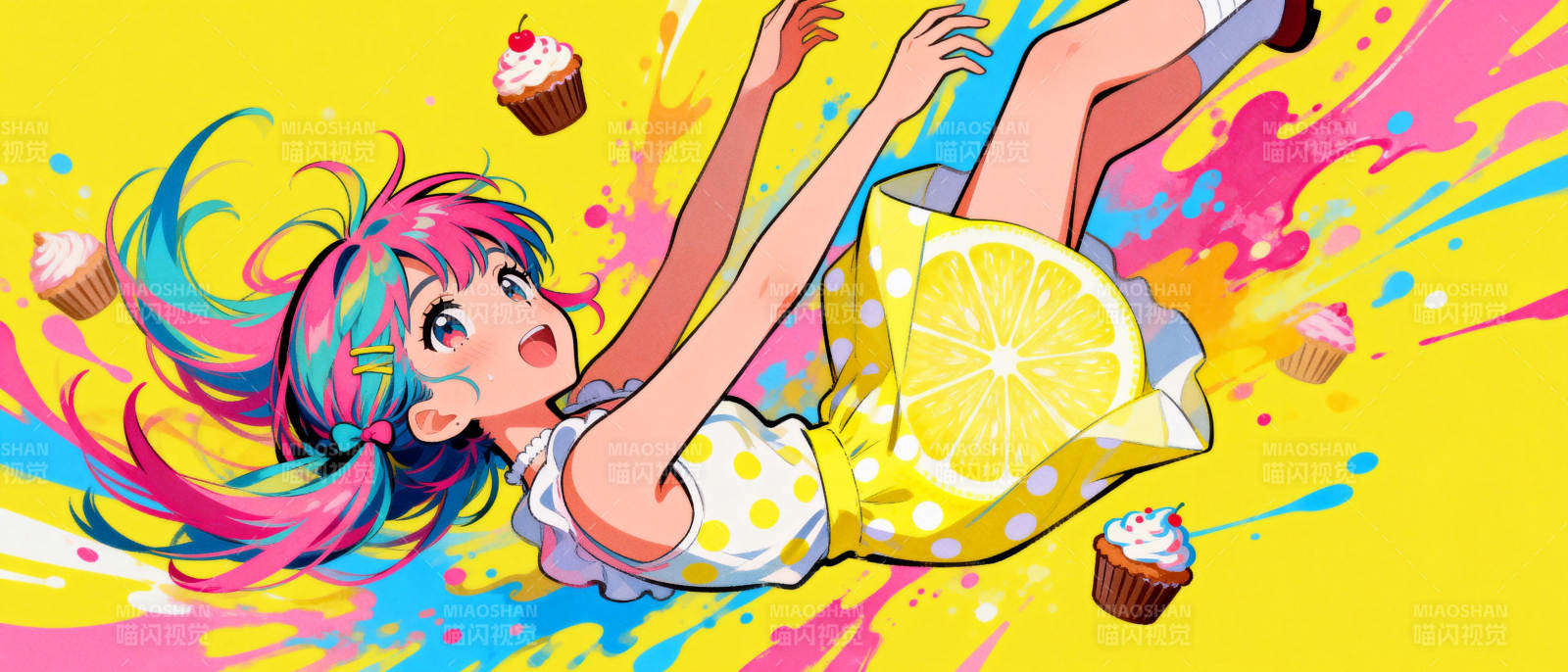 柠檬女孩的甜蜜时光图片