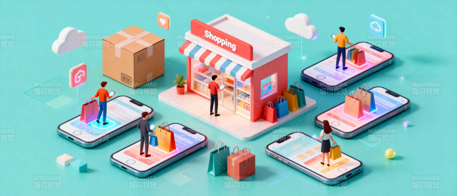 手机购物新体验图片