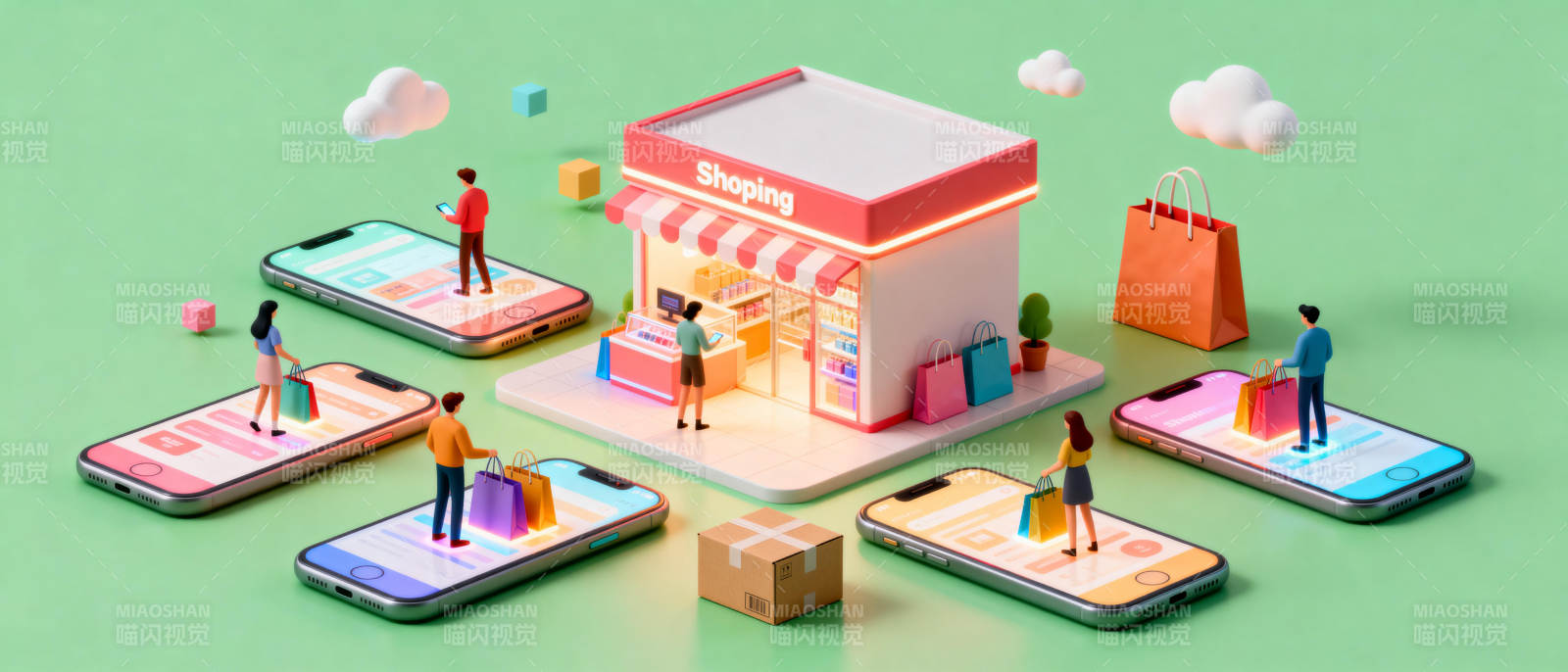 手机购物新体验图片