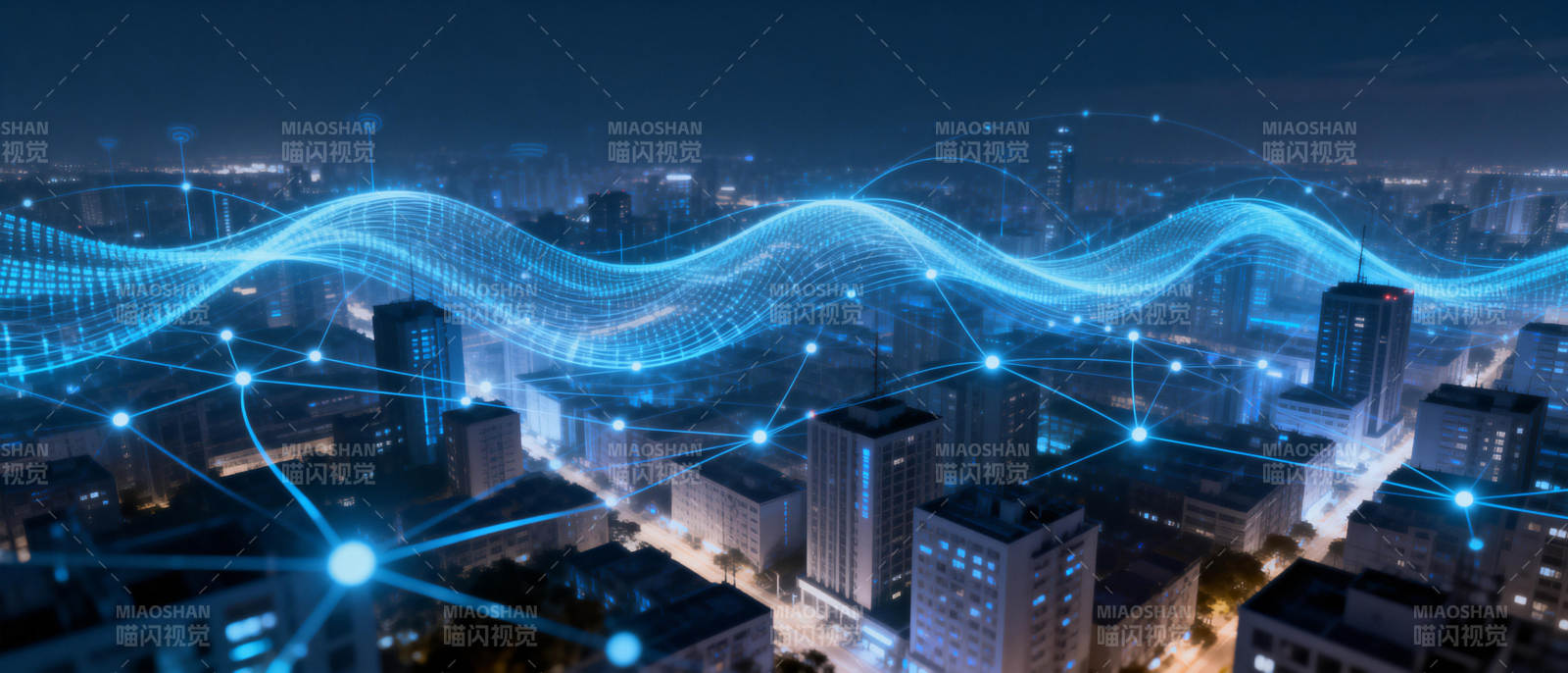 智慧城市未来图景图片