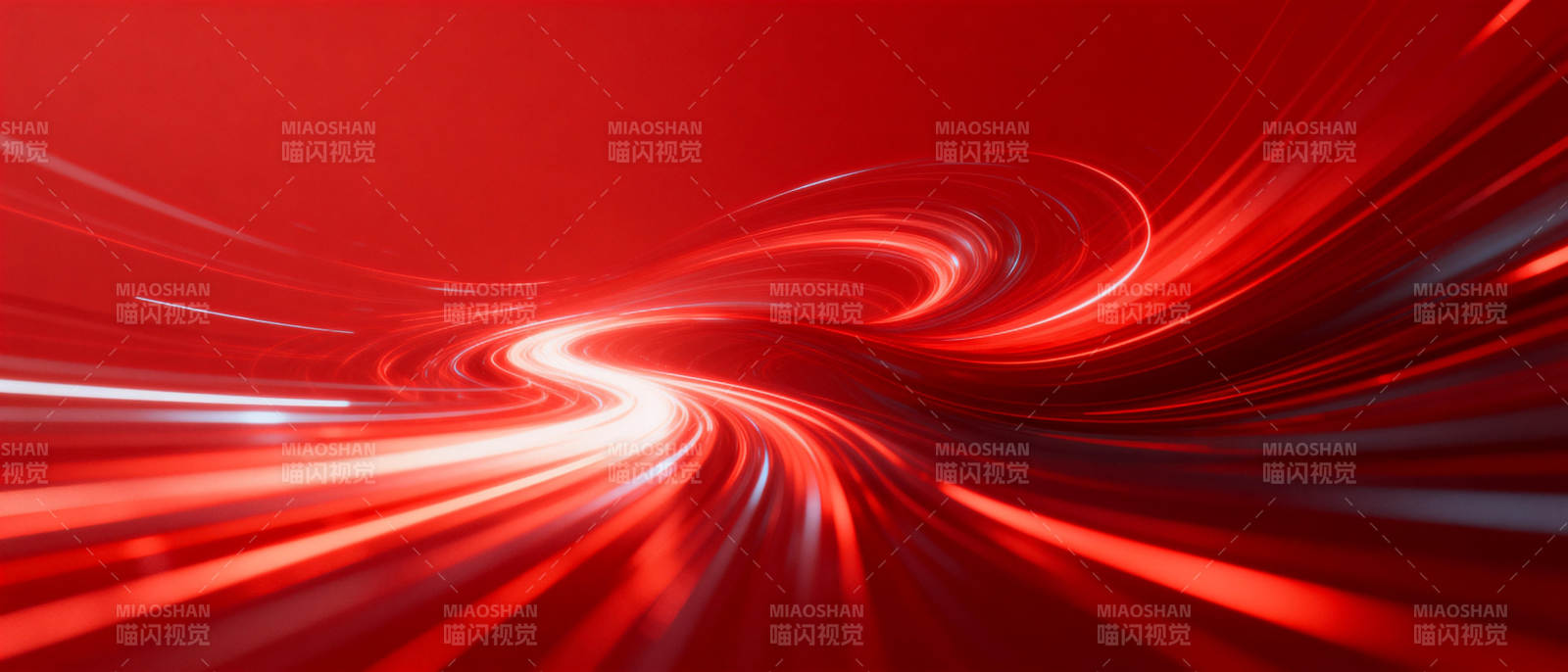 红色漩涡光影图片