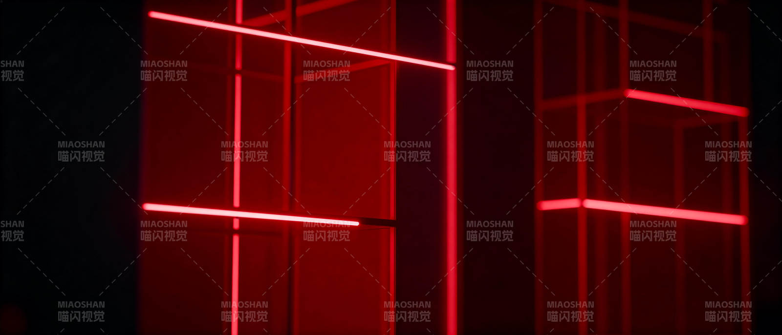 红色激光线条结构图片