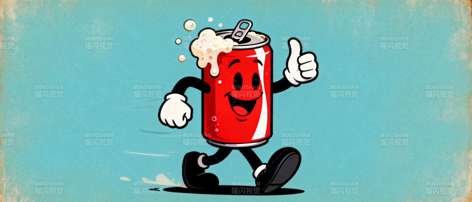 快乐汽水罐图片