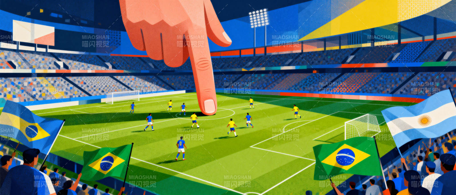 足球赛激情对决图片