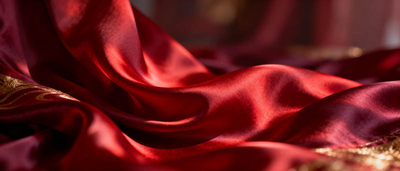 红绸轻舞 光华流转图片