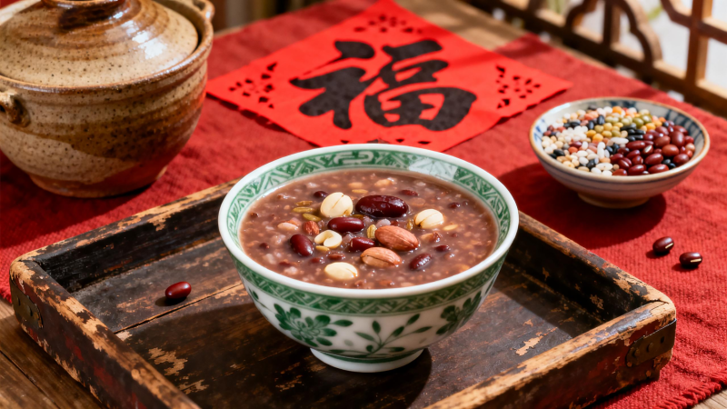 腊八粥迎福年图片