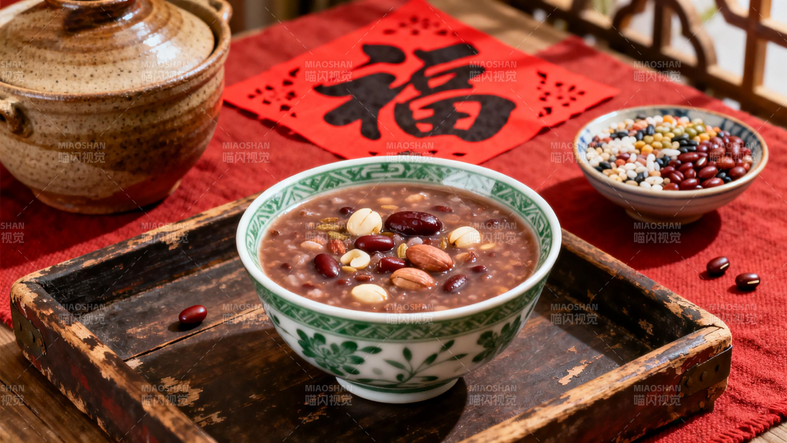 腊八粥迎福年图片