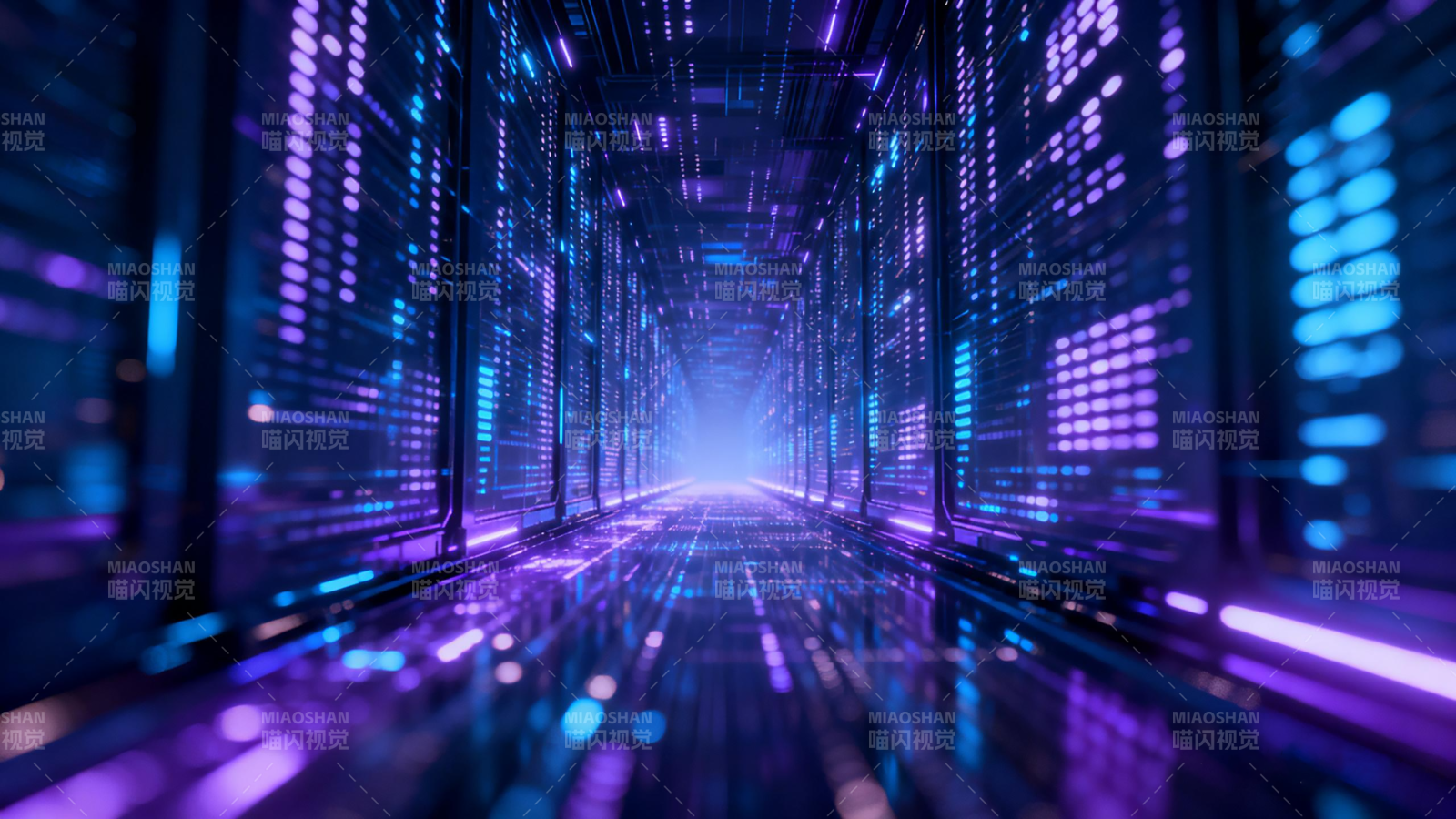 未来数据走廊图片