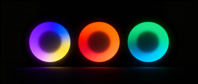 三色光圈图片