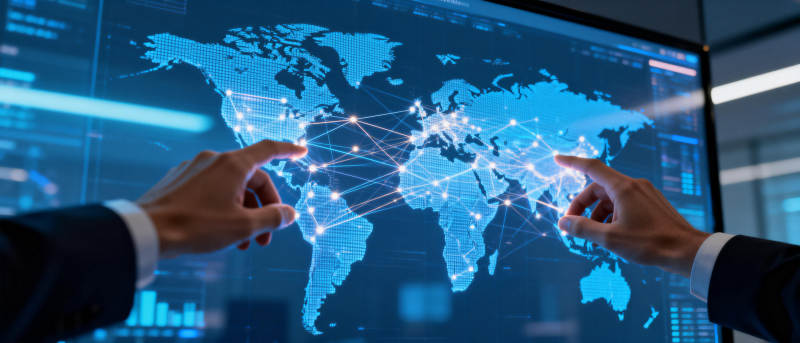 全球网络连接图片