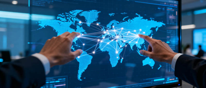 全球网络连接图片