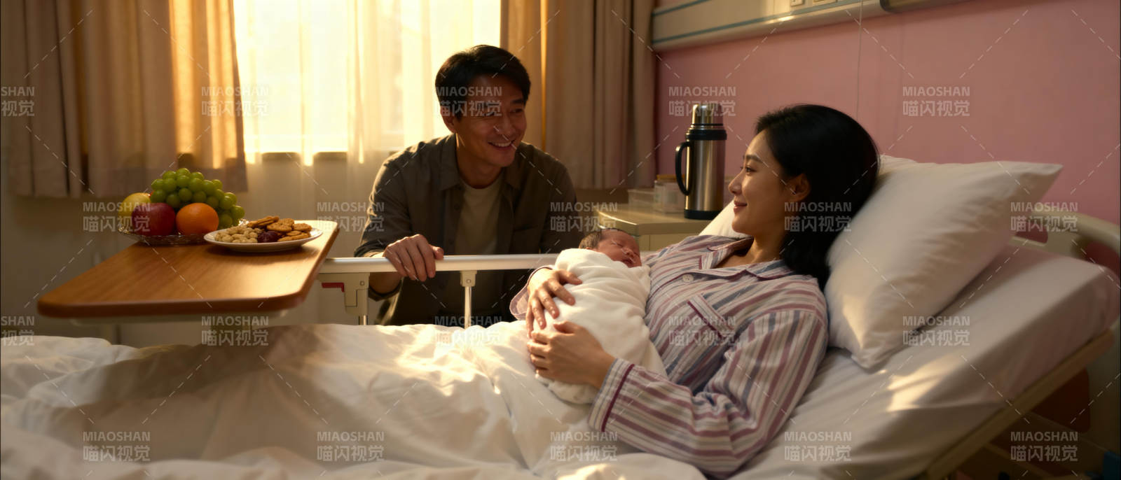 病房里的温馨时刻图片