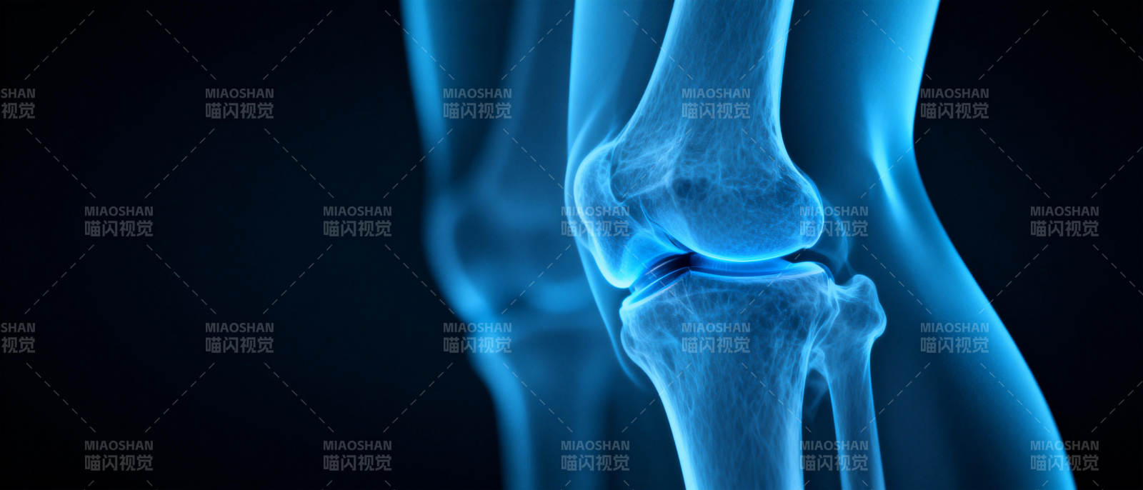 膝关节X光透视图图片