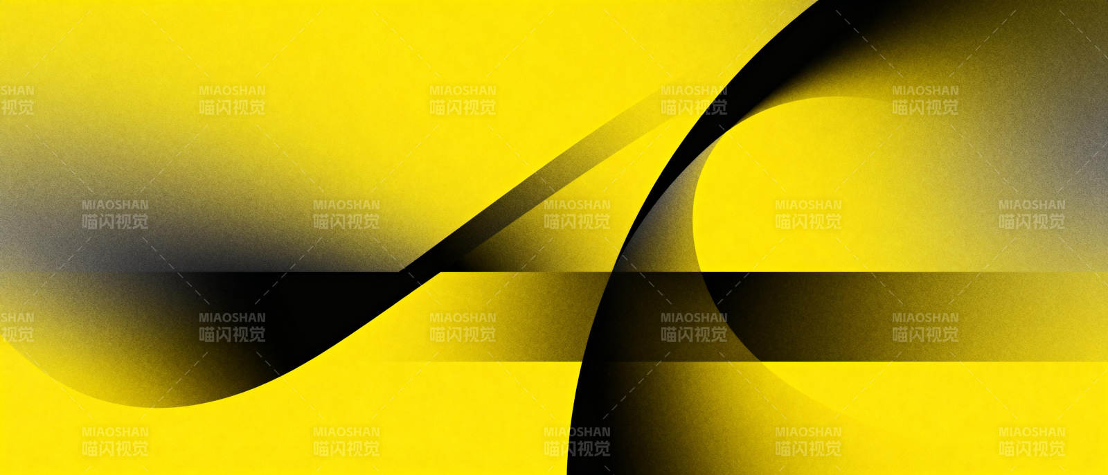 黄黑交织的抽象艺术图片