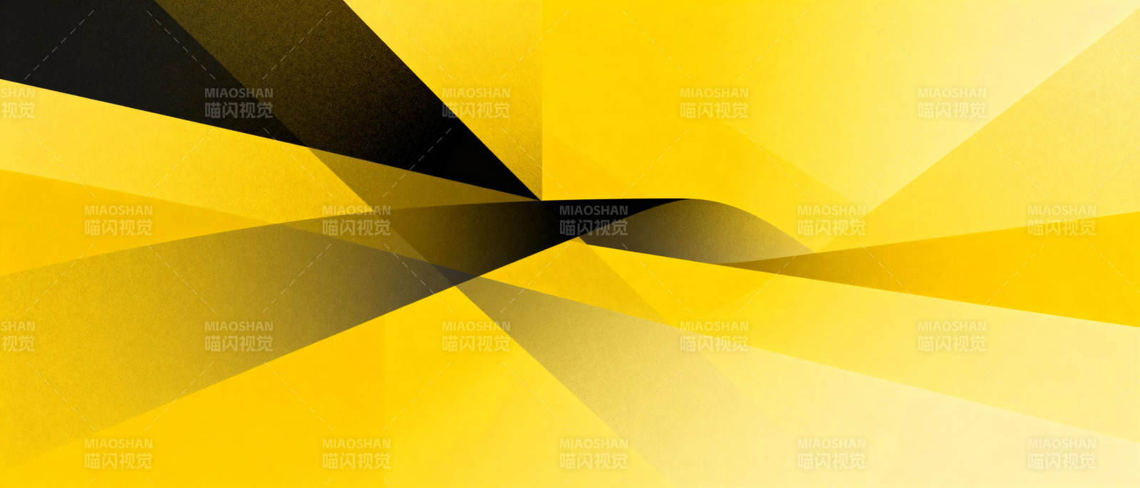 黄黑几何抽象艺术图片