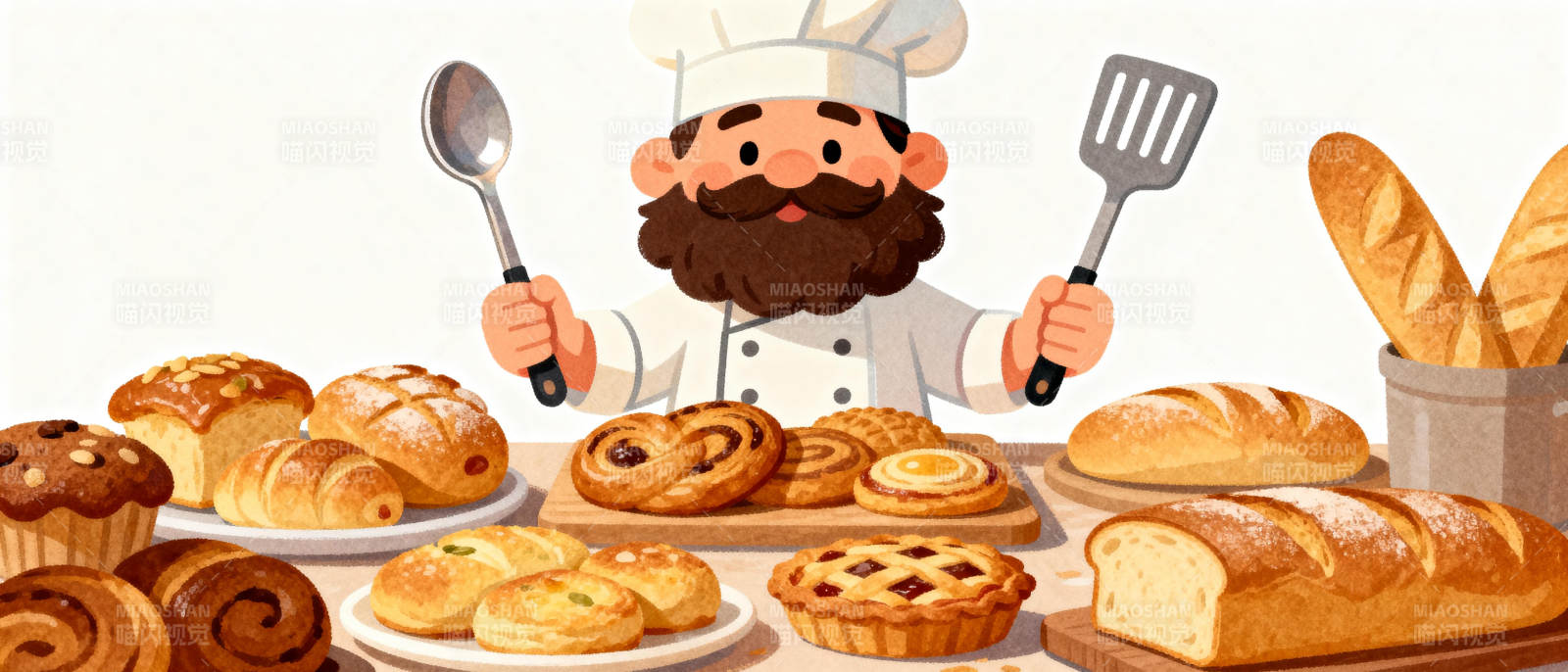 面包师的美味烘焙图片