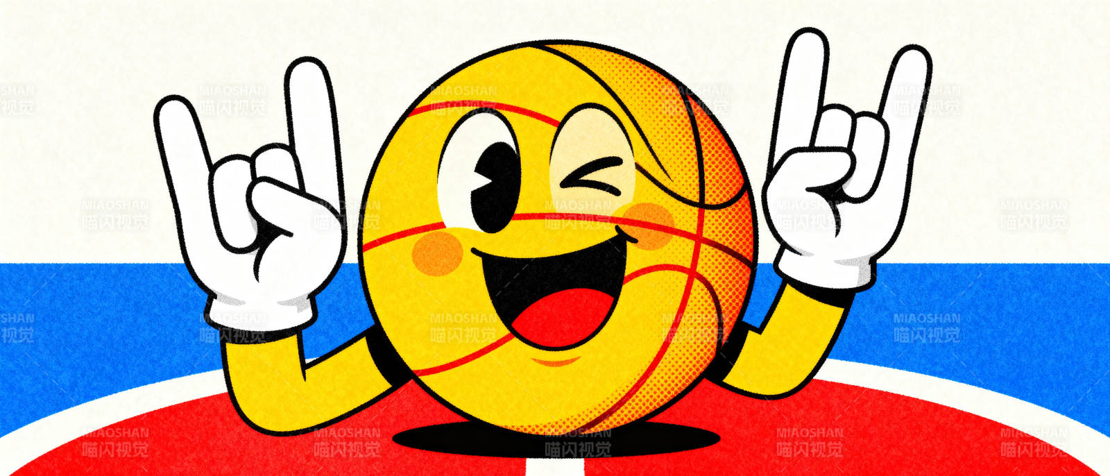 篮球笑脸比耶图片