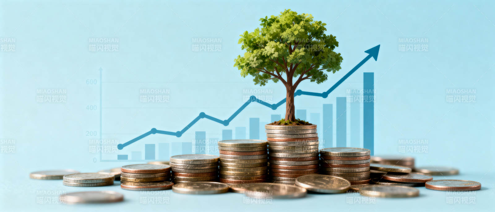 财富增长树图片