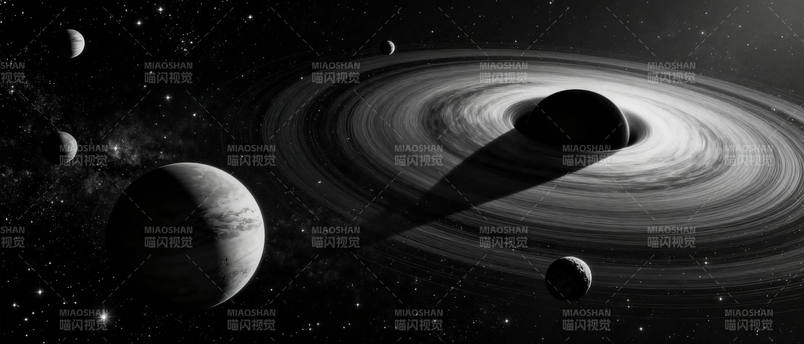 宇宙星环奇观图片