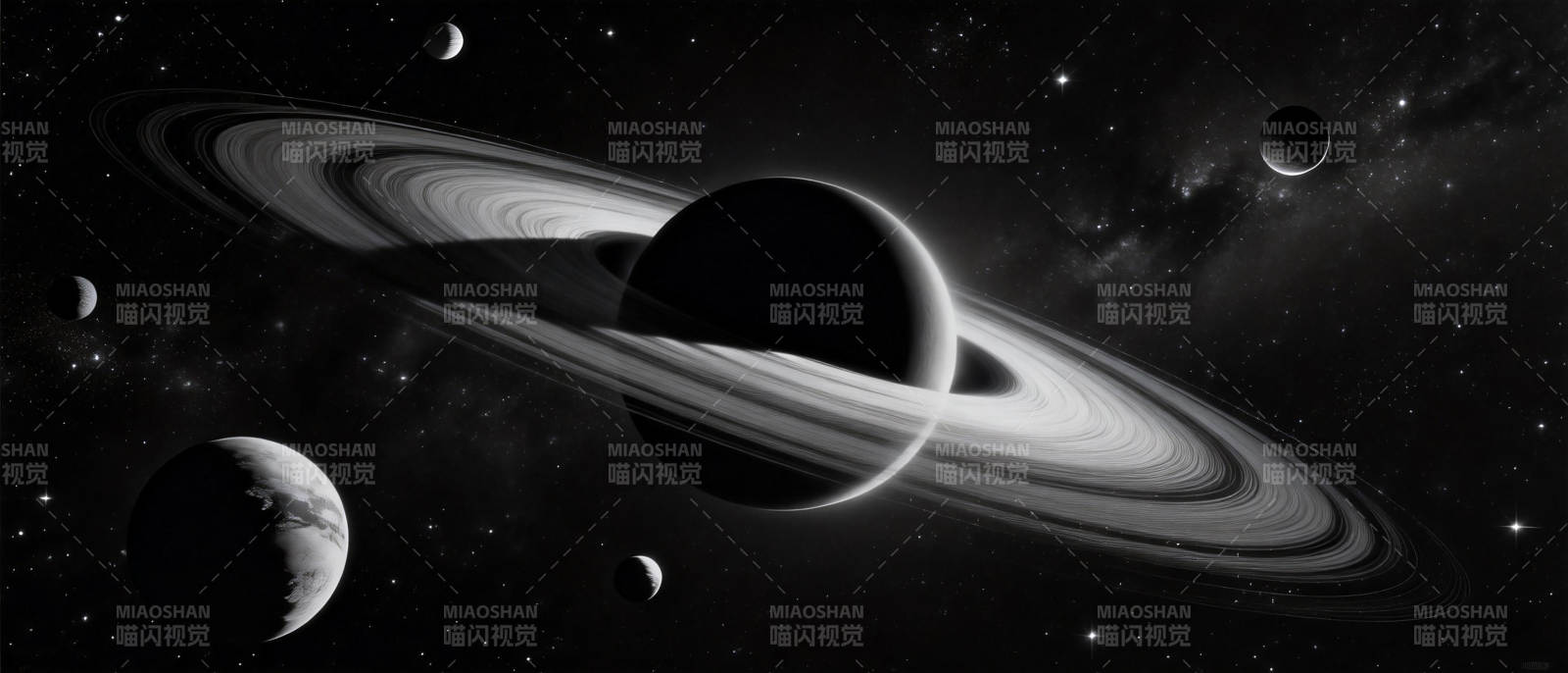 环状行星宇宙图图片