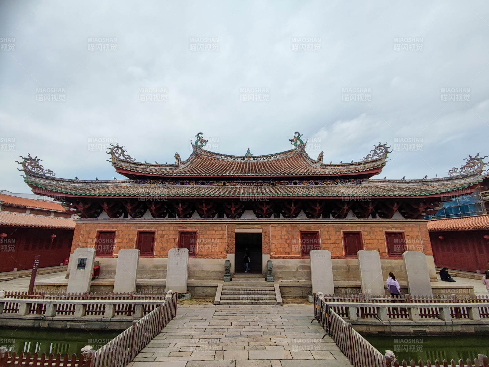 泉州天后宫古建筑庭院风光图片