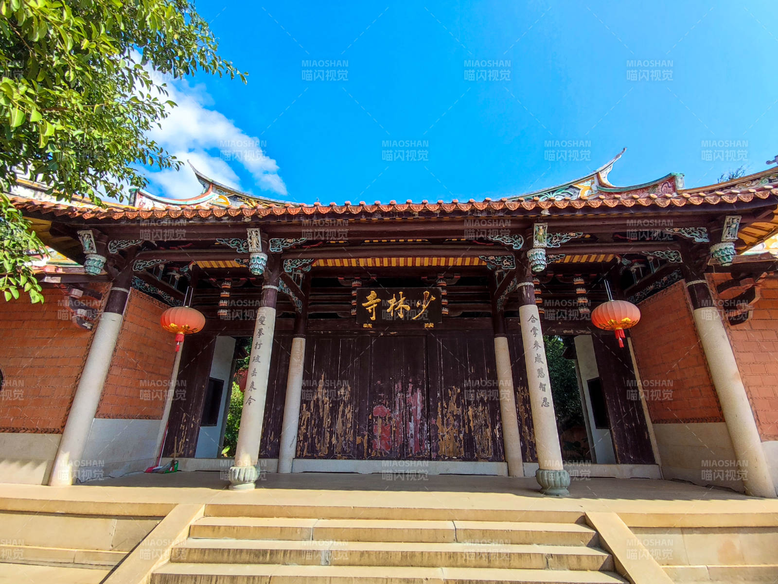 泉州南少林寺门前风光图片