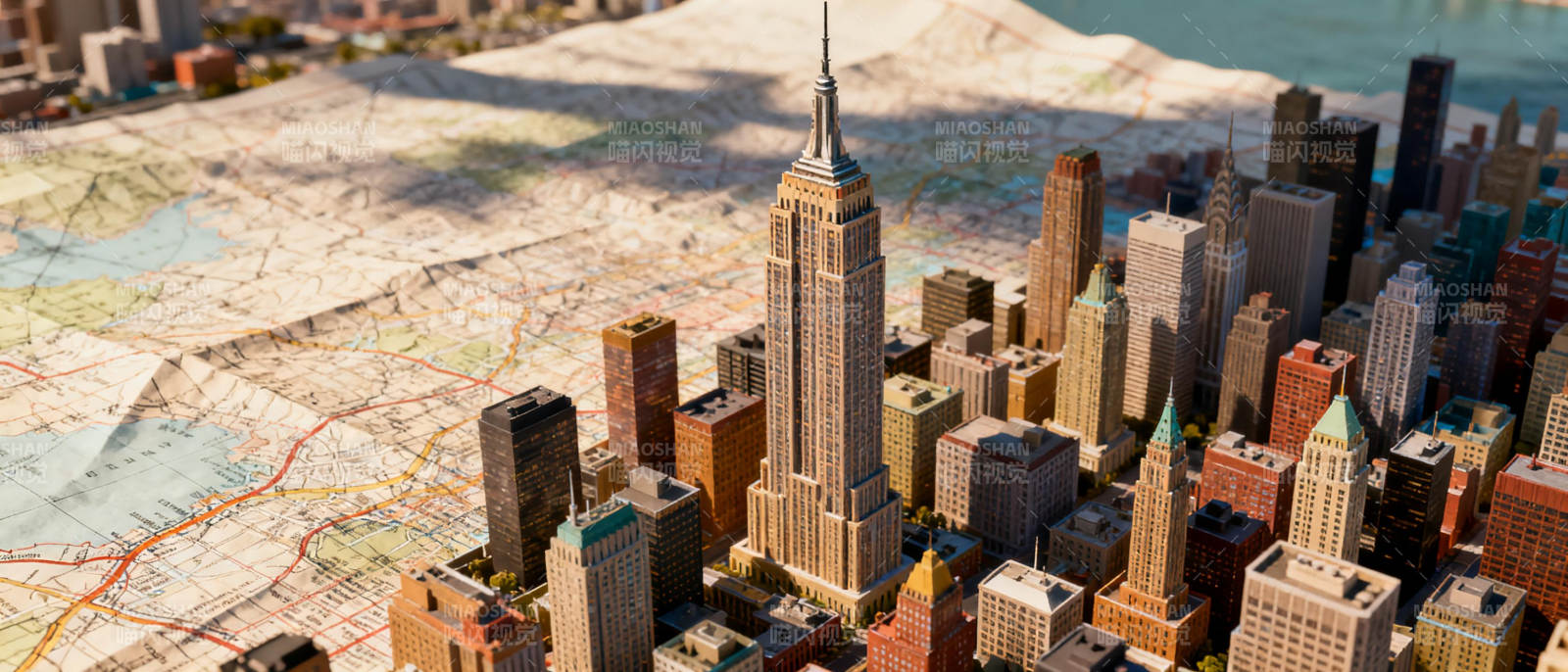 纽约城市模型图图片