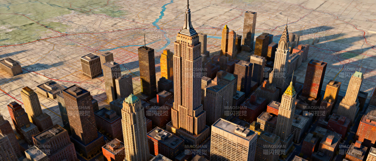 城市天际线图片