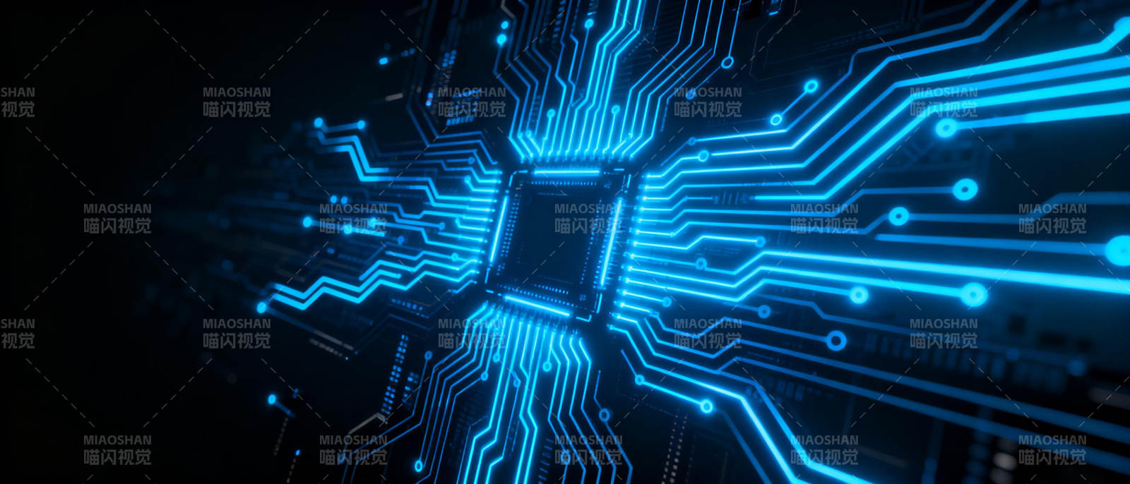 科技电路光效图片