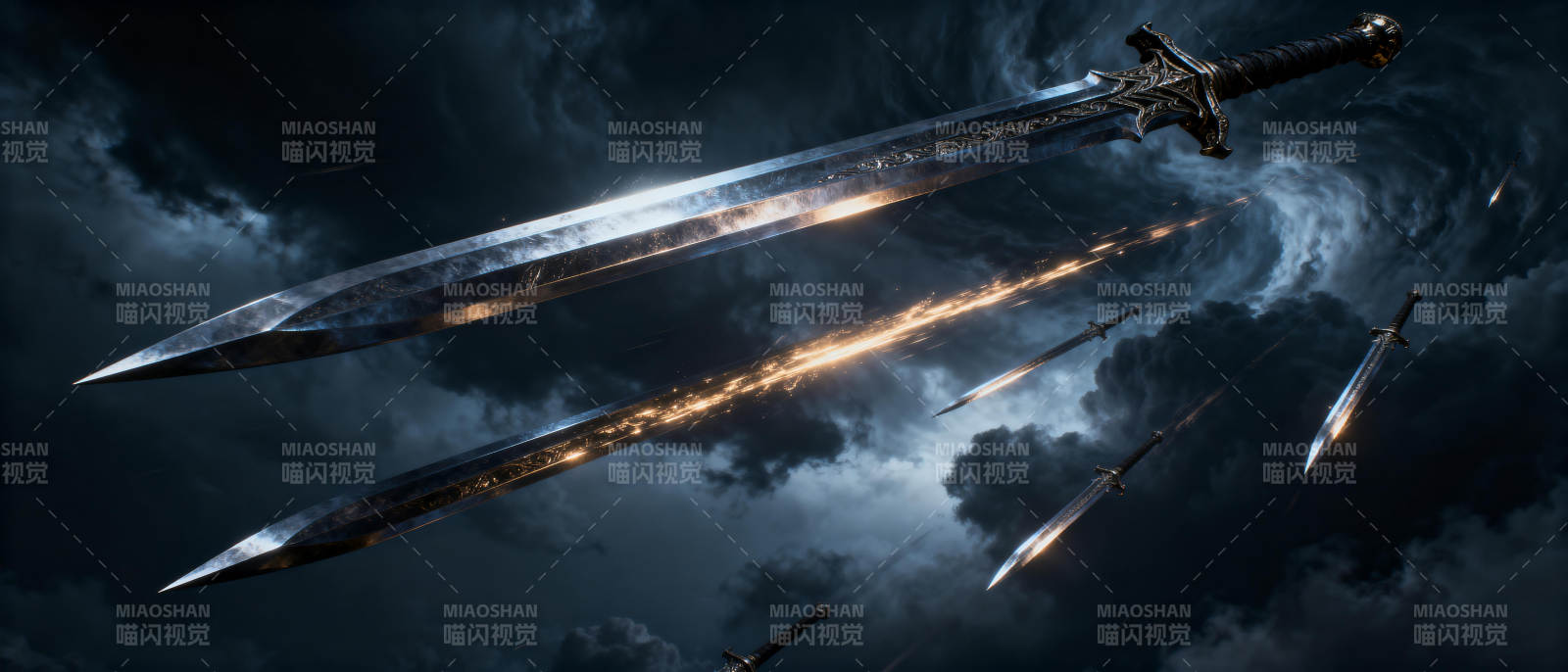 剑影破空图片