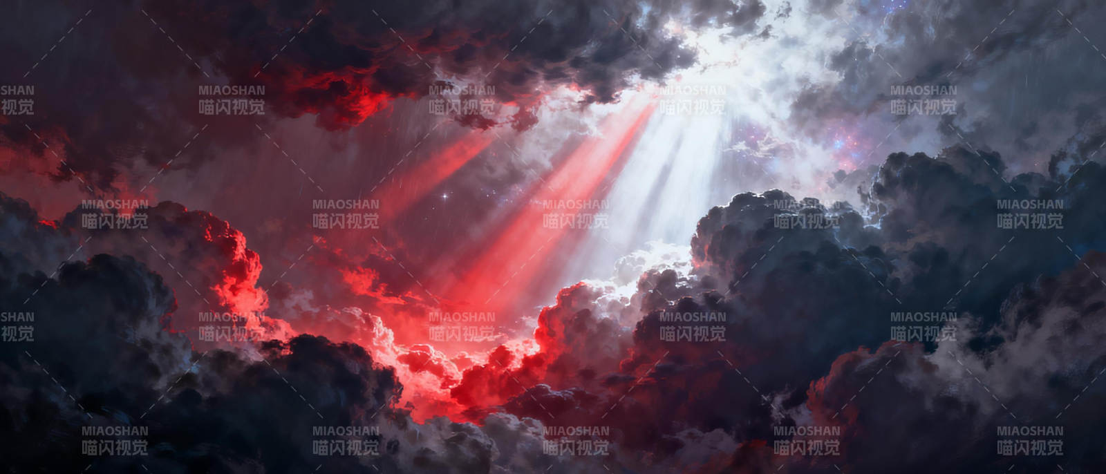 红云破晓图片